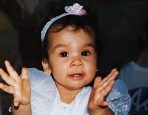 A childhood image of Alex