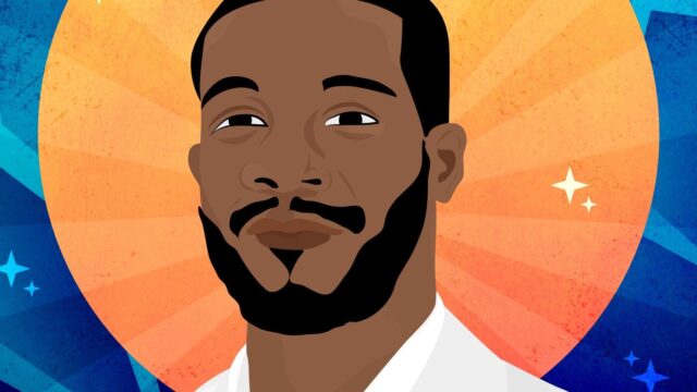 Illustration of Mayor Randall Woodfin