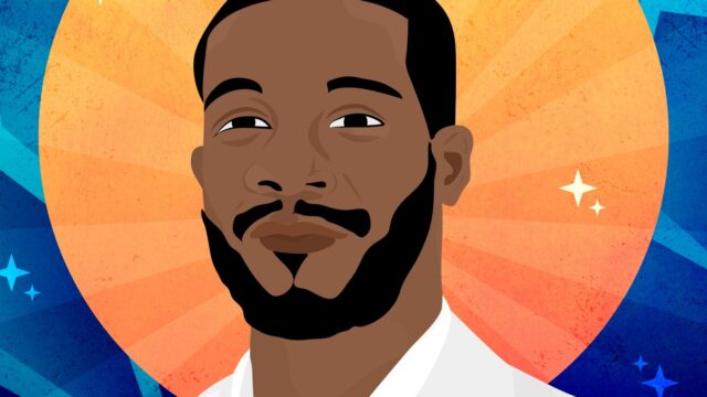 Illustration of Mayor Randall Woodfin