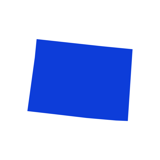 Colorado state outline