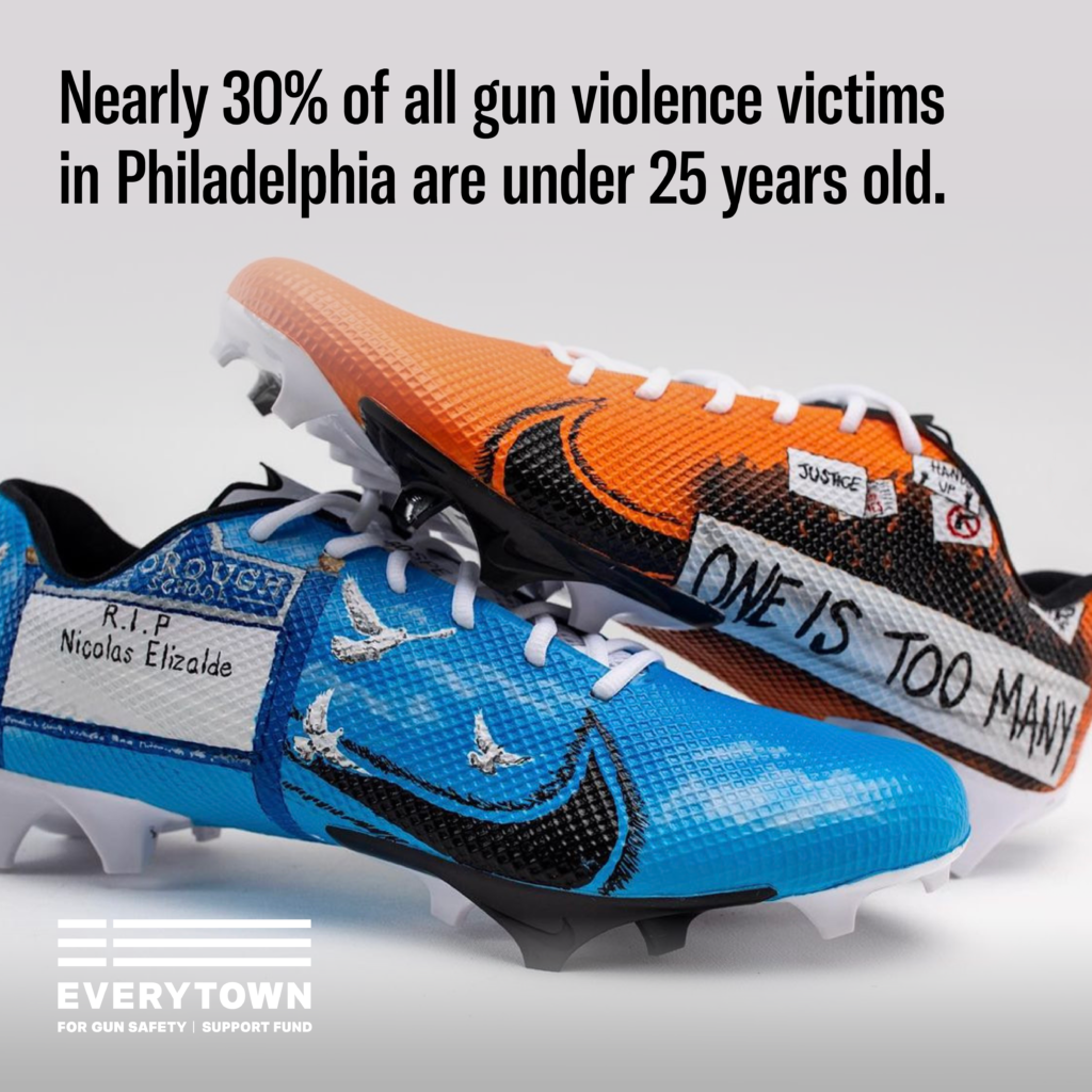 Nearly 30% of all gun violence victims in Philadelphia are under 25 years old.