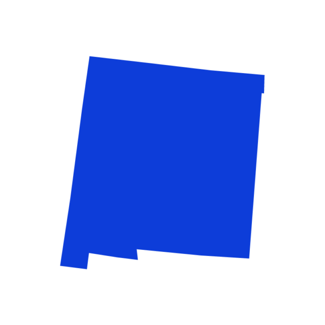 New Mexico state outline