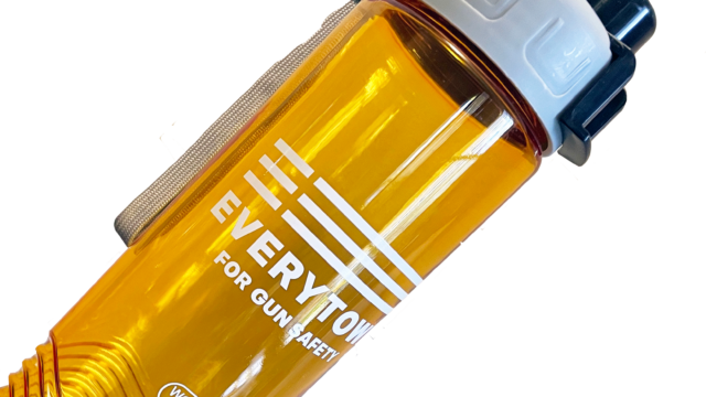 Image of a water bottle prize